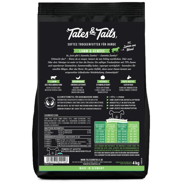 LammBa Zamba 4 Kilo - softes Trockenfutter