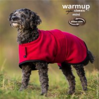 warmup cape"classic mini" Größe 30 rot