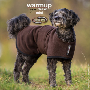 warmup cape"classic mini" Größe 30 braun