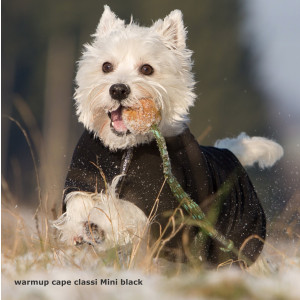 warmup cape"classic mini" Größe 45 braun
