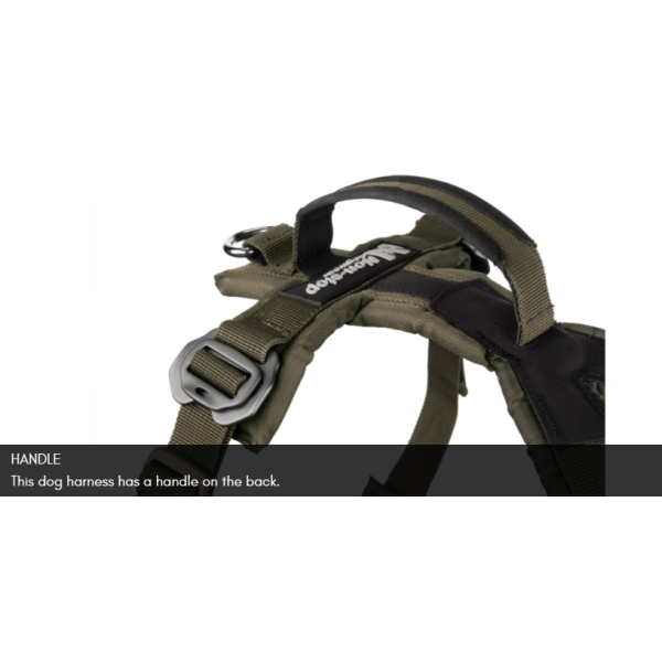 Working Dog - Line Harness Grip Metall Schnalle olive