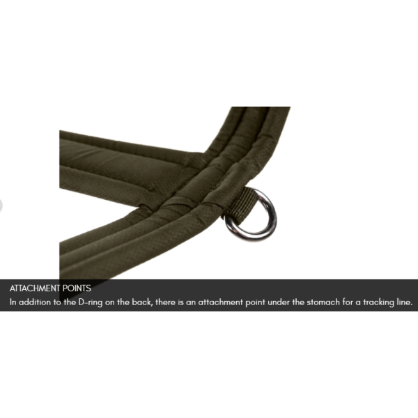 Working Dog - Line Harness Grip Metall Schnalle olive