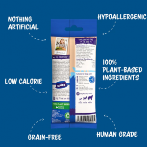 Zahnpflege Stick Blaubeere & Apfel (4 Sticks)