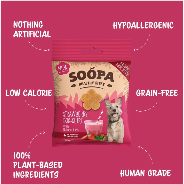 Erdbeer-Hunde-Queri-Bites