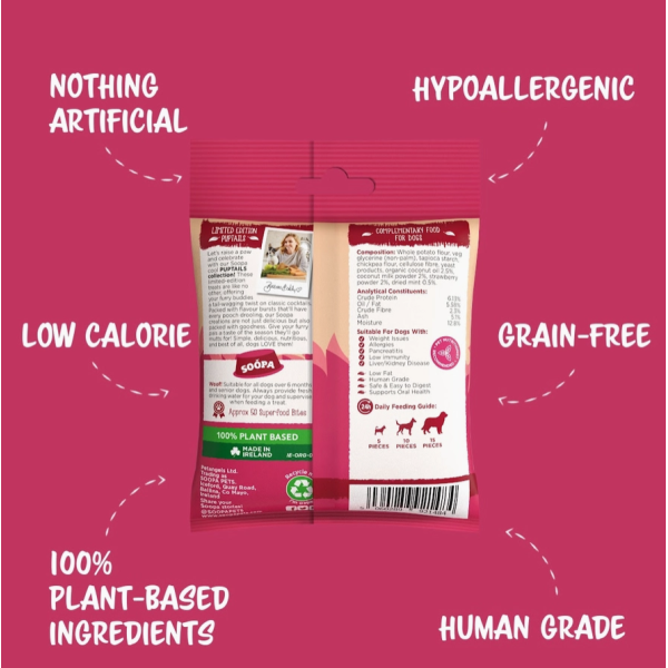 Erdbeer-Hunde-Queri-Bites