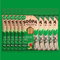 Zahnpflege Wassermelonen- und Apfelsticks (4 Sticks)