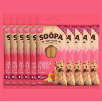 Zahnpflege Mini-Sticks mit Bananen und Kürbis (4 Sticks)