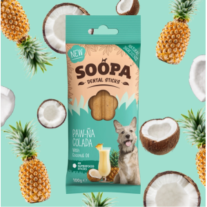 Zahnpflege Paw-Na Colada-Sticks (4 Sticks)