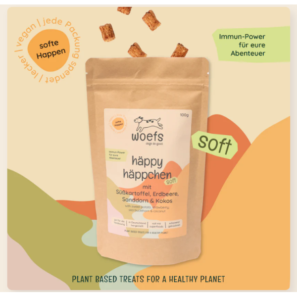 häppy häppchen — mit Süßkartoffeln, Erdbeeren, Sanddorn & Kokos