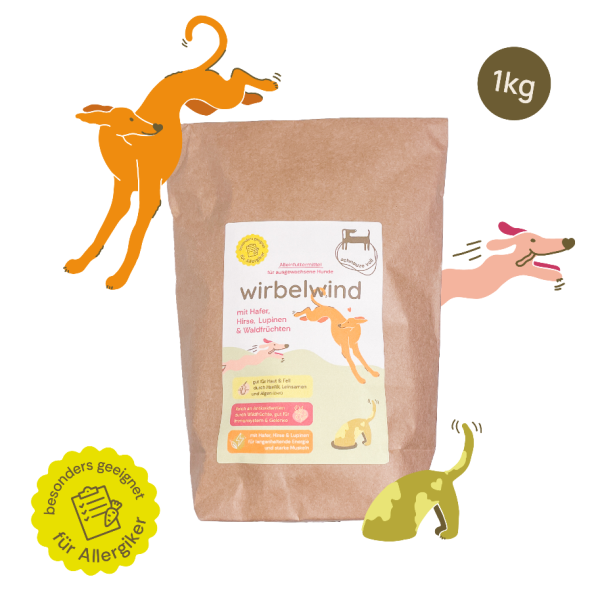 Wirbelwind - purinarm und mit Hagebutte 1 Kilo