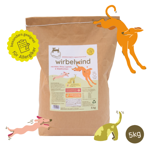 Wirbelwind - purinarm und mit Hagebutte 5 Kilo