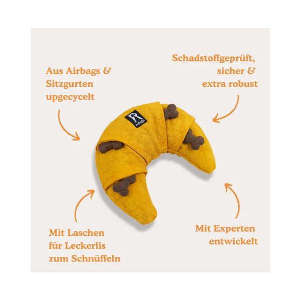 Croissant Schnüffelspielzeug für Nasenarbeit & aktive Erholung
