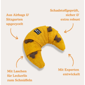 Croissant Schnüffelspielzeug für Nasenarbeit...