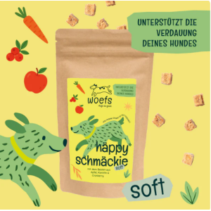häppy schmäckies - mit Apfel, Karotte, & Cranberry