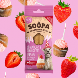 Zahnpflegesticks Strawberry & Coco-Cream Cupcake...