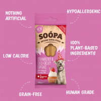Zahnpflegesticks Strawberry & Coco-Cream Cupcake Healthy (4 Sticks)