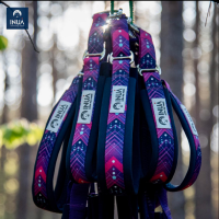 INUA Zugstopp-Halsband in electric pink