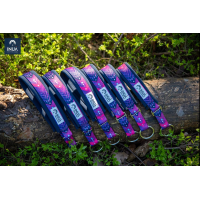 INUA Zugstopp-Halsband in electric pink