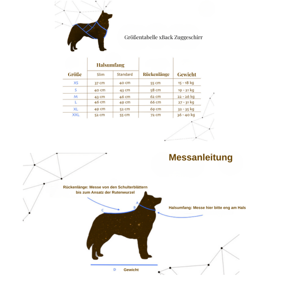 INUA X-Back Zuggeschirr Mystische Eule grün – Zuggeschirr für Hunde