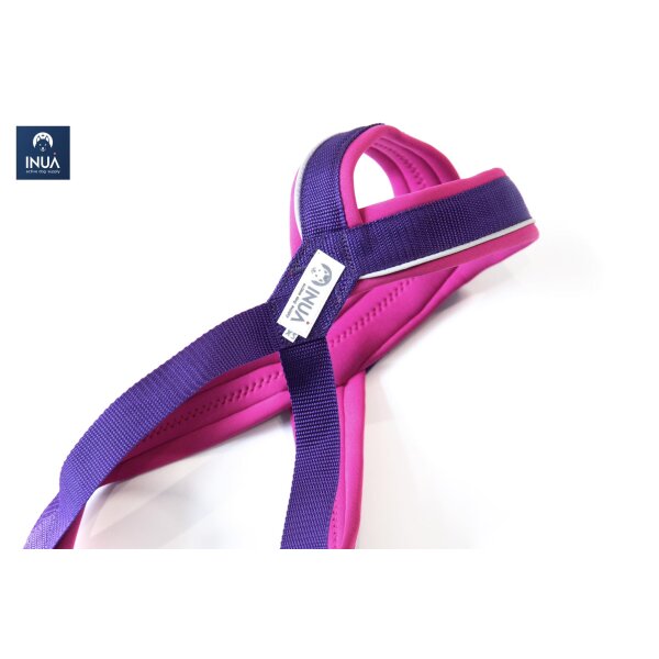 INUA Open back Zuggeschirr electric pink