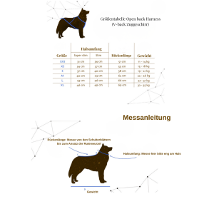 INUA Open back Zuggeschirr Fuchs im Wald