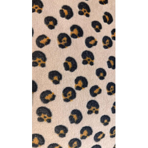 Hundedecken M (80x60cm) beige/leo