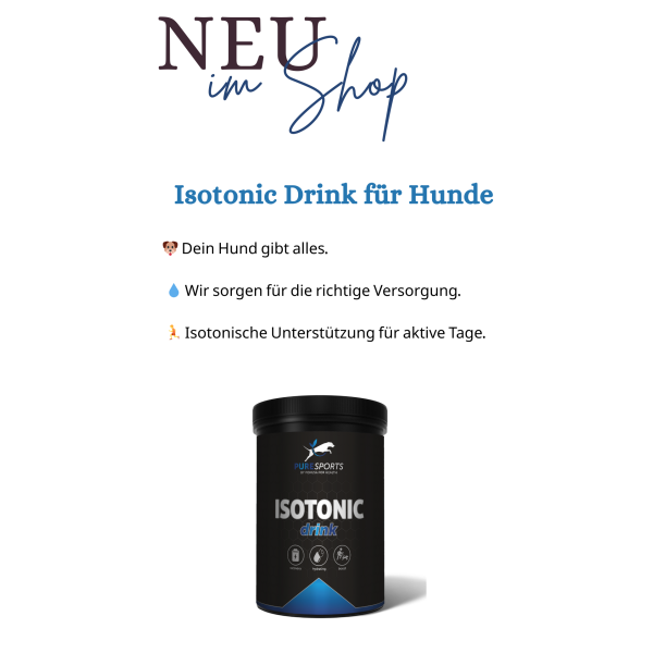 Pure Sports Isotonic Drink für Hunde