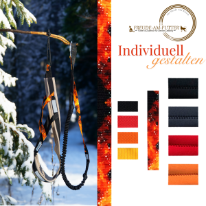 INUA X-back Gechirr Flammen individuell