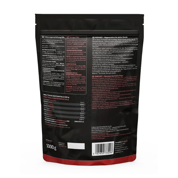 Pure Sports REBOOST – Regeneration für aktive Hunde (150 g / 1 kg)