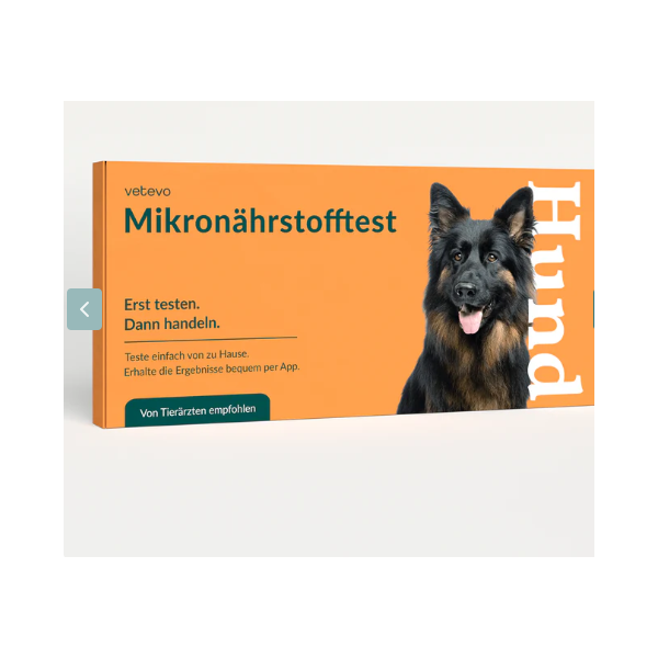 Mikronährstoff-Test Hund – Nährstoffstatus per Speichel & Fell (Testkit)