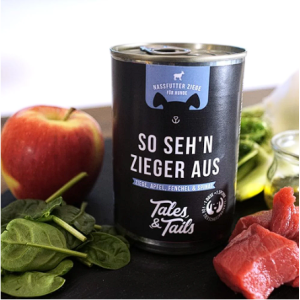 Tales & Tails So sehen Zieger aus – Nassfutter Ziege (400 g Dose)