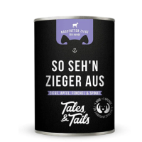 Tales & Tails So sehen Zieger aus – Nassfutter Ziege (400 g Dose)