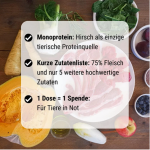 Tales & Tails Auf der PHirsch – Nassfutter Hirsch (400 g Dose)