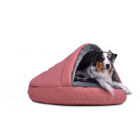 Shell Fake Fur Hundehöhle inkl. Dachverstärkung rougemausgrau XL 120 x 120 cm  Visco