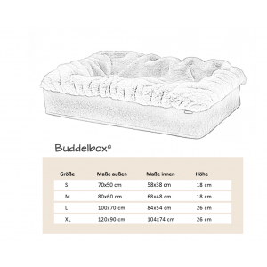 Buddelbox Karimi XL - 120x90cm