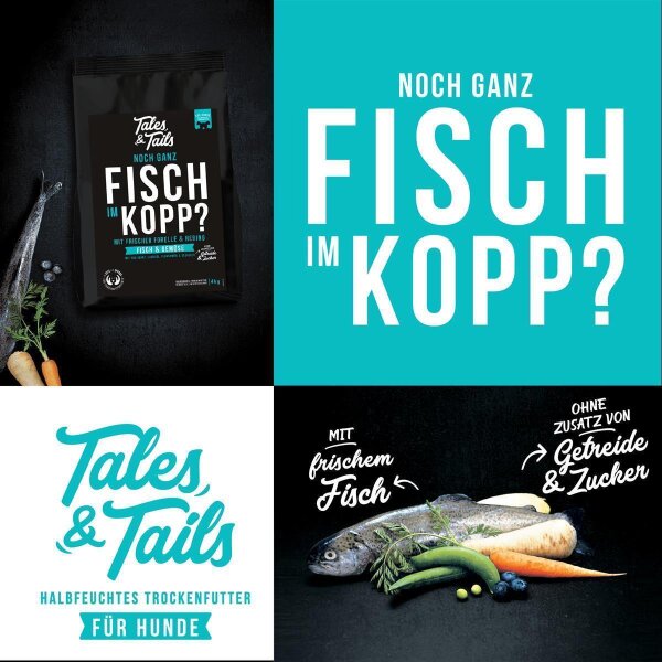 Noch ganz Fisch im Kopp 4 Kilo - softes Trockenfutter