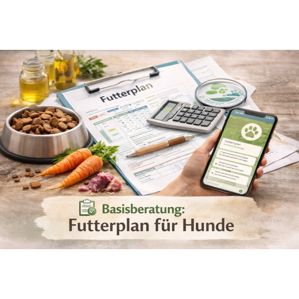 Individueller Futterplan für Hunde – Basisberatung