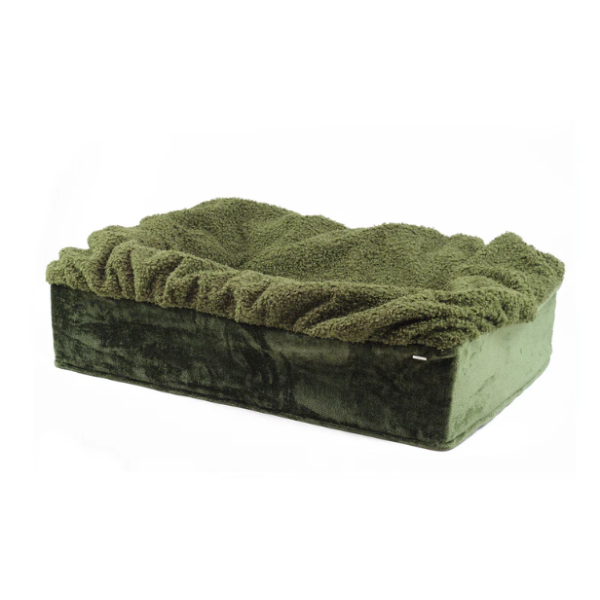 Hundebett Buddelbox® Olive (S)
