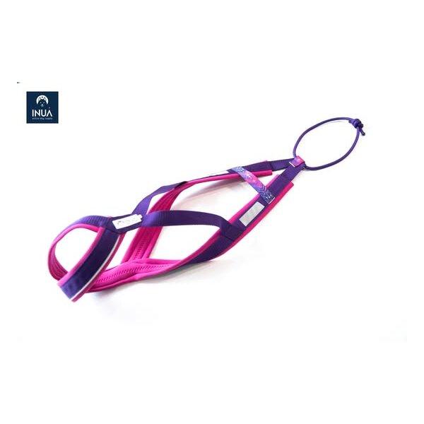 INUA Open back Zuggeschirr electric pink (XS, Slim)