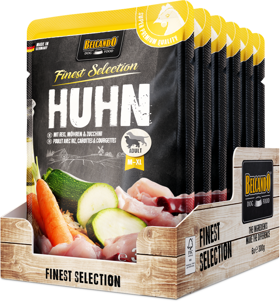 Huhn mit Reis, Möhren & Zucchini - 300g