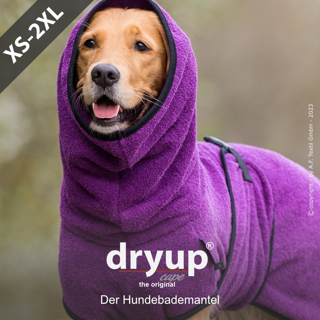dryup® cape standard Bilberry (XS (48cm))