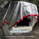 Actionfactory Sonnenschutznetz – cooldown® Schattenentz für Auto & Hund